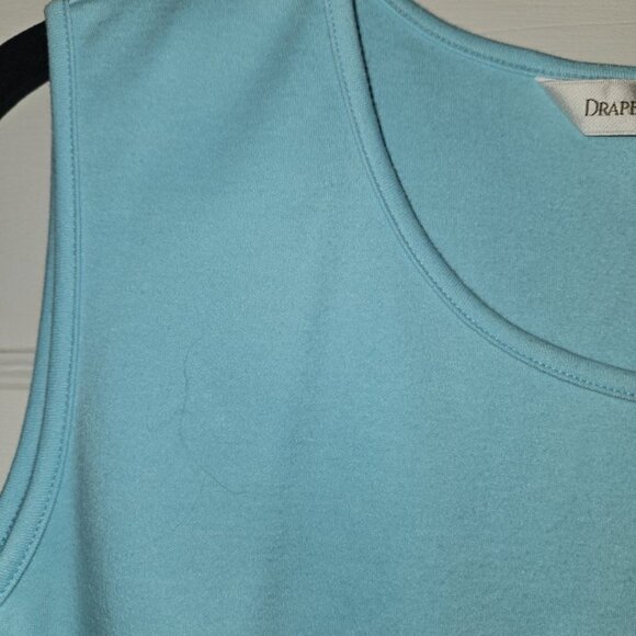 * DRAPER’S & DAMON’S Blue Tank Top Ladies Large - Picture 3 of 3